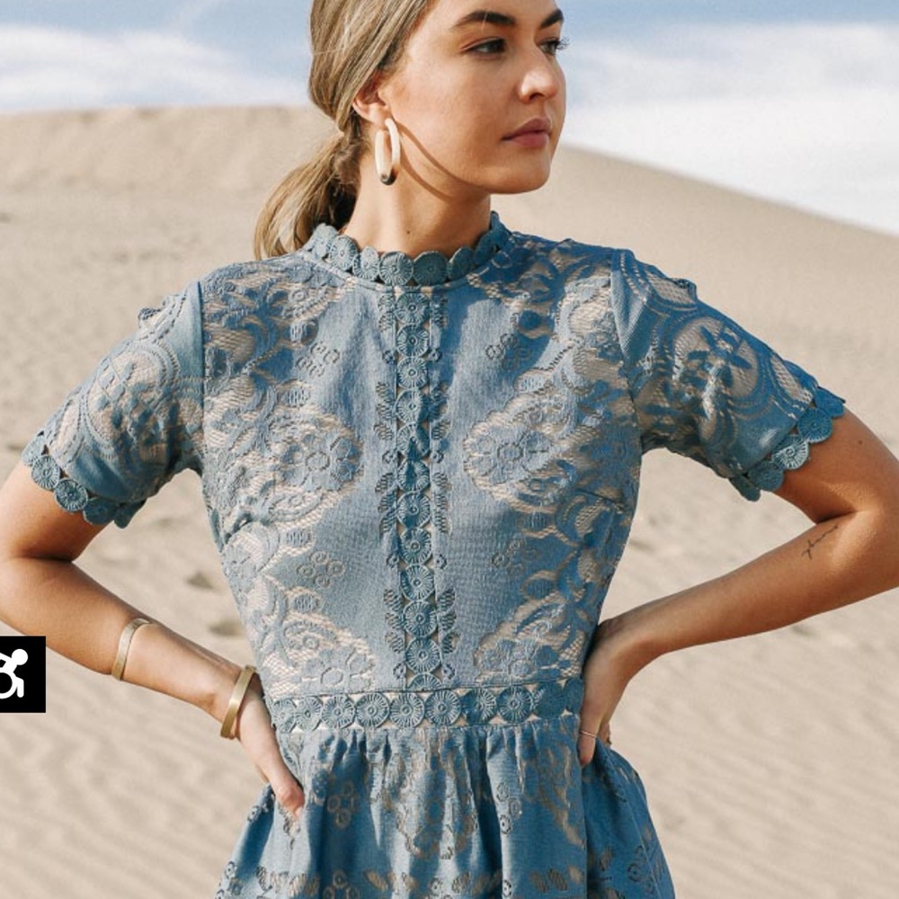 Cottagecore 🌸SOLD OUT NWT Midi Lace with Pockets